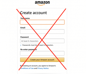 Amazon Account New Account