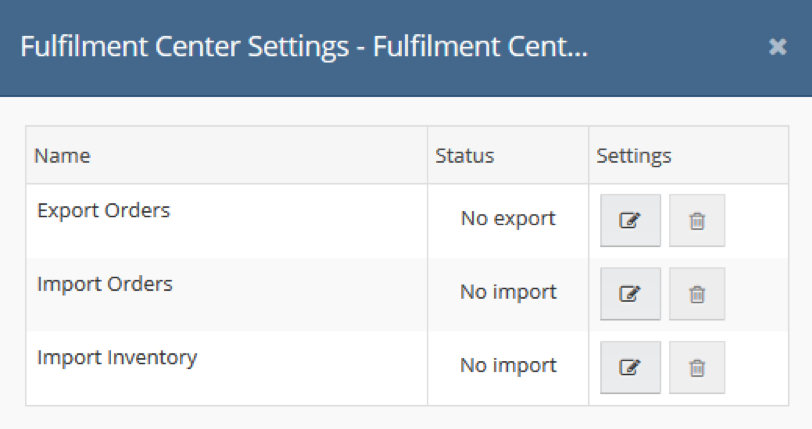 Import orders